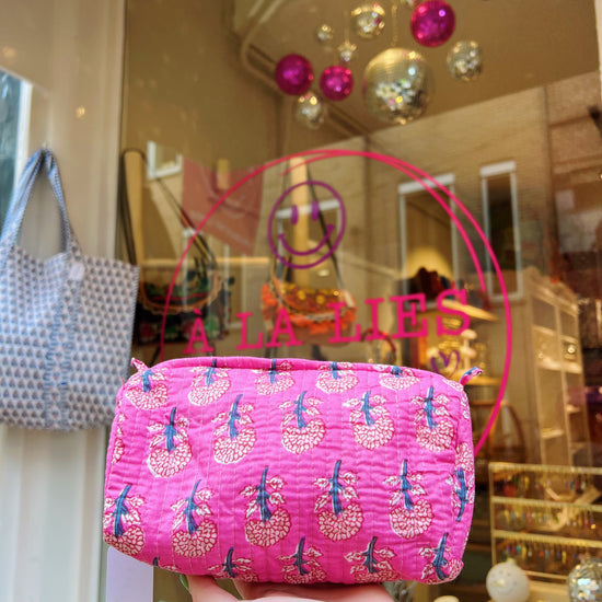 Beauty Bag - Shiny Pink